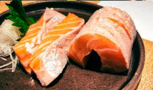 Salmon belly
